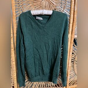 J. Crew Forest Green Merino Wool Sweater medium
